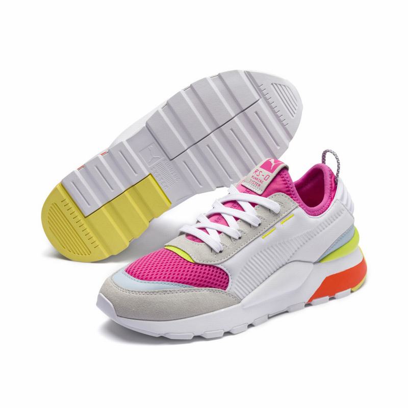 Basket Puma Rs-0 Hiver Inj Toys Femme Rose/Blanche Soldes 873LMHTC